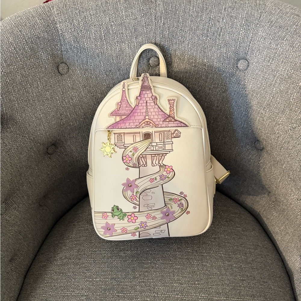 Disney Cream and Pink Kids Backpack